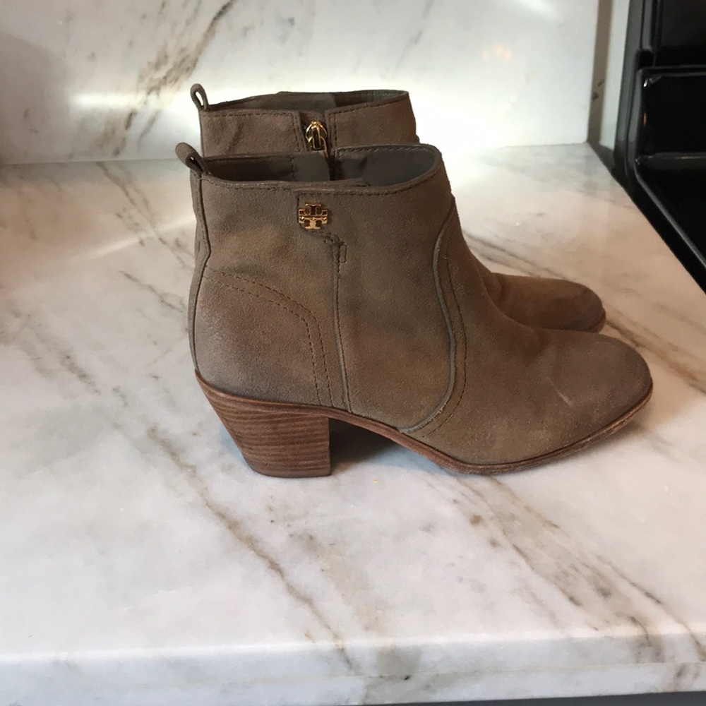 Tory Burch Distressed Booties